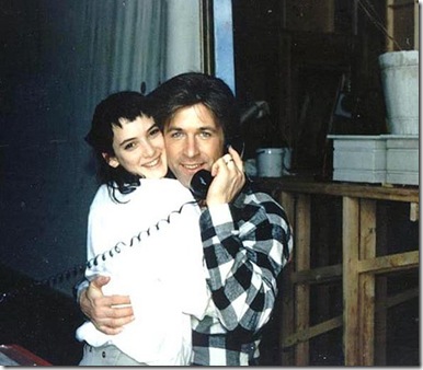 Winona-Ryder-and-Alec-Baldwin-on-set-of-Beetlejuice