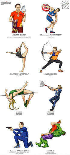 kahramanlar olimpiyatlarda